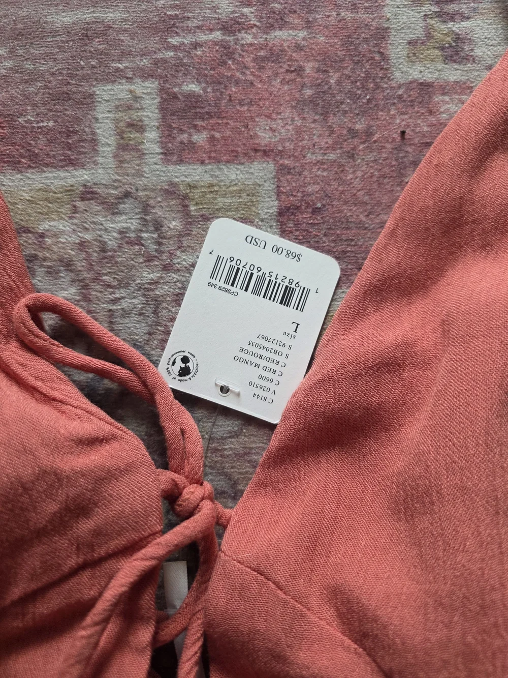 Free People Coral Ruffle Romper - Picture 4 of 5
